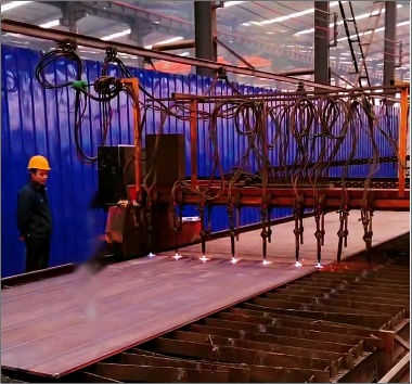 甘肃榆中钢结构车间数控等离子切割机